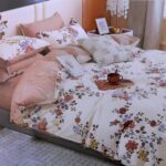 White color luxury bedsheets