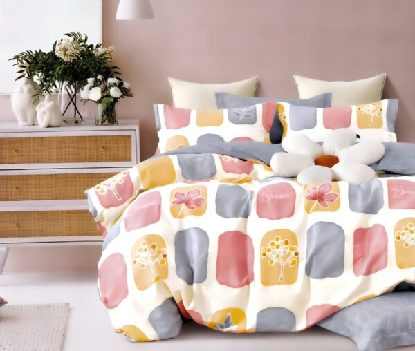 multicolor bedsheet